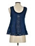 Meadow Rue Solid Blue Tank Top Size XS - photo 2