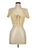 Shein Tan Short Sleeve Top Size L - photo 1
