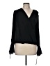 Trouve 100% Polyester Black Long Sleeve Blouse Size M - photo 1