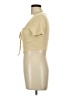 Shein Tan Short Sleeve Top Size L - photo 5