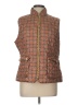 St. John's Bay 100% Polyester Tweed Orange Vest Size L - photo 1