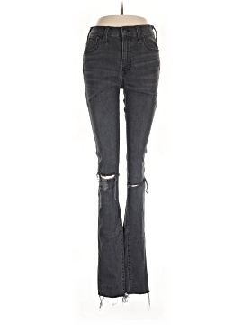 Madewell Taller 9" Mid-Rise Skinny Jeans in Black Sea (view 1)