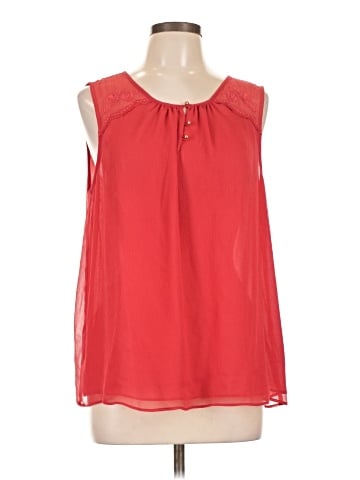 LC Lauren Conrad Sleeveless Blouse (view 1)
