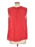 LC Lauren Conrad 100% Polyester Red Sleeveless Blouse Size L - photo 2