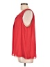 LC Lauren Conrad 100% Polyester Red Sleeveless Blouse Size L - photo 5