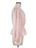 Leith 100% Polyester Pink Long Sleeve Blouse Size M - photo 4