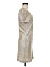 Free People 100% Polyester Metallic Silver Cocktail Dress Size M - photo 4