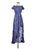 Crystal Doll Paisley Blue Casual Dress Size S - photo 1