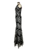 David Meister 100% Polyester Silver Cocktail Dress Size 8 - photo 5