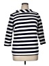 Talbots Outlet Stripes Ivory 3/4 Sleeve Top Size XL - photo 1