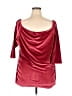 Torrid Burgundy 3/4 Sleeve Top Size 4X Plus (4) - photo 2