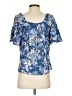 Gap Blue Short Sleeve Blouse Size S - photo 2