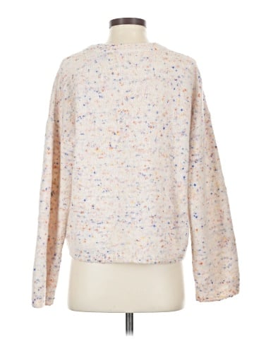 Madewell Hensley Pullover Sweater in Rainbow Donegal (view 2)