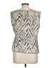 Collective Concepts 100% Polyester Ivory Sleeveless Blouse Size L - photo 2