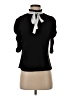 CeCe Black 3/4 Sleeve Blouse Size S - photo 1