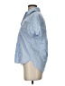 J.Crew 100% Cotton Blue Short Sleeve Blouse Size 0 - photo 5