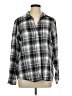 Grayson 100% Lyocell Plaid Gray Long Sleeve Button-Down Shirt Size Lg (4) - photo 1
