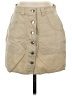 Old Navy 100% Cotton Solid Tan Casual Skirt Size 0 - photo 1