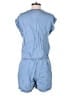 Daily Ritual 100% Lyocell Solid Blue Romper Size 4 - photo 2