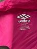 Umbro 100% Nylon Pink Raincoat Size S - photo 6