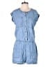 Daily Ritual 100% Lyocell Solid Blue Romper Size 4 - photo 1
