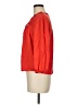 Westbound 100% Rayon Red 3/4 Sleeve Button-Down Shirt Size M - photo 5