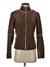 Velvet 100% Polyester Solid Brown Jacket Size S - photo 1