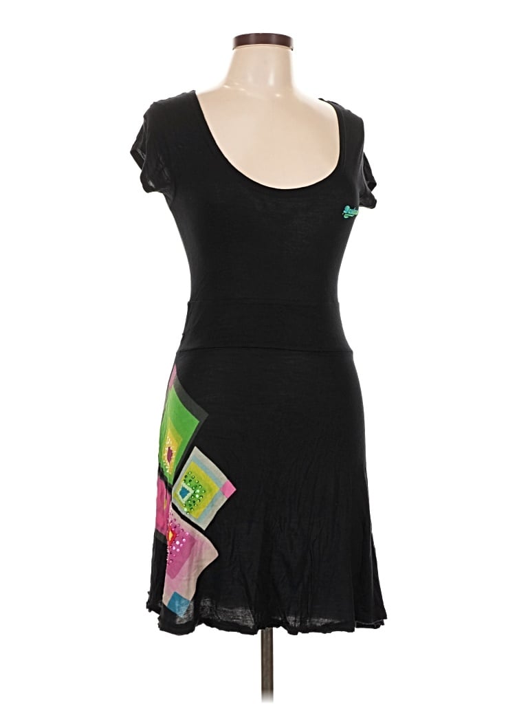 Pre-owned Desigual Cocktail Dress In Black