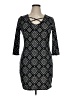 Mudd Argyle Black Casual Dress Size XL - photo 1