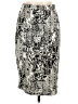 Coin 1804 Print Silver Gray Formal Skirt Size L - photo 1
