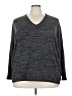 Terra & Sky Gray 3/4 Sleeve Top Size 4X - photo 1