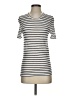 A.P.C. Stripes Silver Ivory Short Sleeve Turtleneck Size XS - photo 1