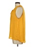 West K 100% Polyester Yellow Sleeveless Blouse Size L - photo 5