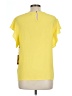 Vince Camuto Yellow Short Sleeve Blouse Size L - photo 2