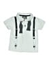 Boys Rock Silver Short Sleeve Polo 9-12 MO / 12 MO - photo 1