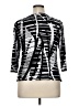 Notations Black 3/4 Sleeve Top Size XL - photo 2