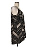 CAbi 100% Polyester Chevron-herringbone Black Casual Dress Size M - photo 4