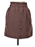 Assorted Brands Solid Brown Casual Skirt Size S - photo 1