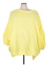 bryn WALKER 100% Cotton Solid Yellow 3/4 Sleeve Blouse Size 3X - photo 1