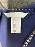 H&M 100% Polyester Blue Short Sleeve Blouse Size S - photo 7