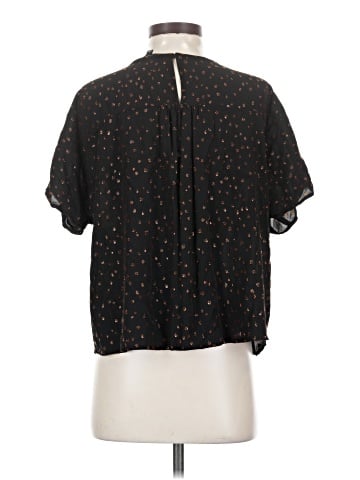 Madewell Rhyme Top in Metallic Dot (view 2)