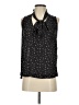 Free People 100% Polyester Stars Black Sleeveless Blouse Size XS - photo 1