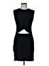 Signature 8 Solid Black Cocktail Dress Size M - photo 1