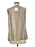 Kasper Metallic Silver Sleeveless Blouse Size M - photo 2
