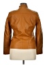 Unbranded 100% Polyurethane Brown Tan Jacket Size EU 48 / US 18 - photo 2
