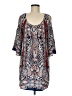 Glam 100% Polyester Paisley Blue Casual Dress Size M - photo 1