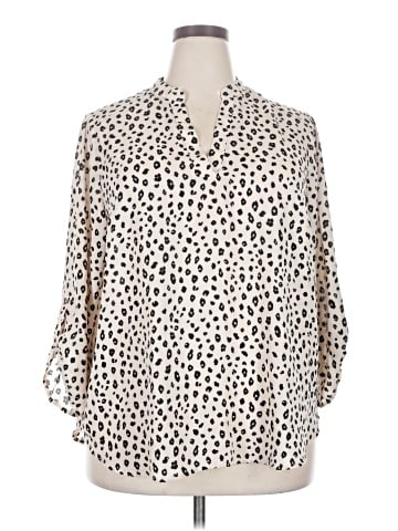 Lush 3/4 Sleeve Blouse (view 1)