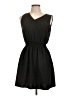 Unbranded Solid Black Casual Dress Size L - photo 1