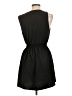 Unbranded Solid Black Casual Dress Size L - photo 2