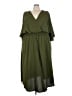 BLOOMCHIC 100% Polyester Green Casual Dress Size 28 - photo 1